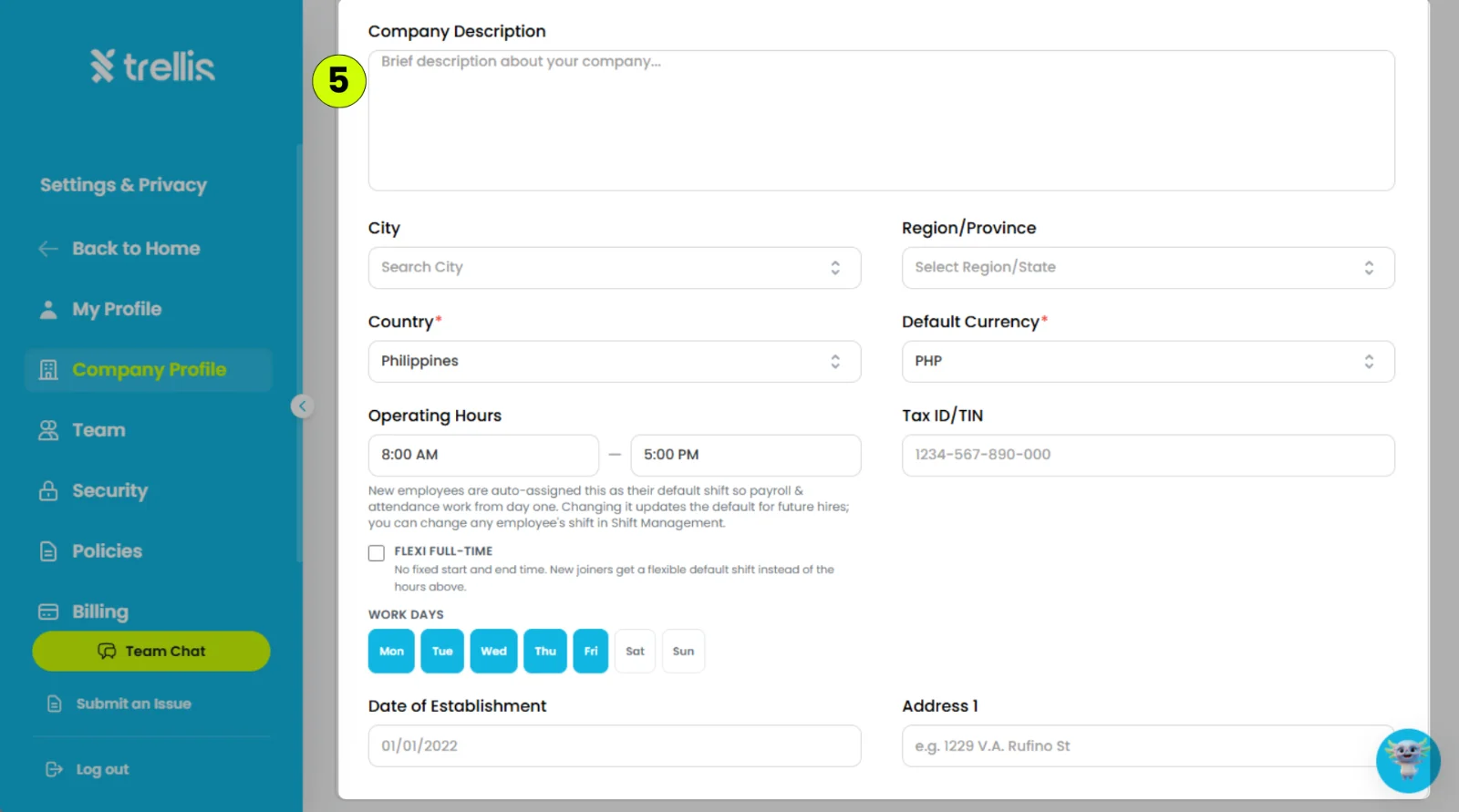How to Set Up Your Company Profile