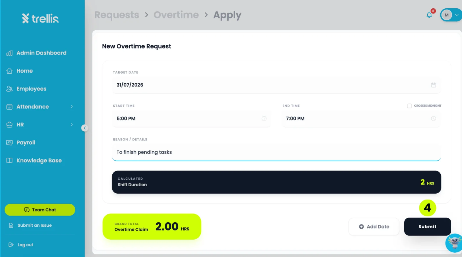How to Request an Overtime