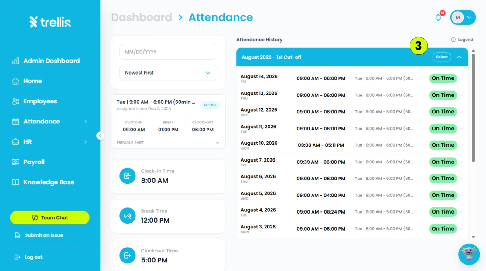 How to View Your Attendance Report