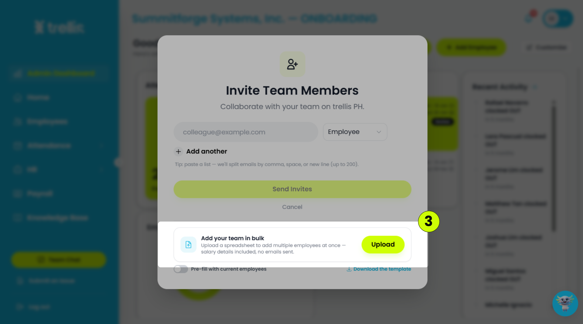 How to Bulk Upload Employees