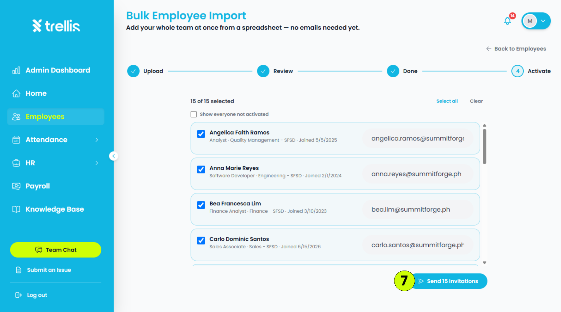 How to Bulk Upload Employees