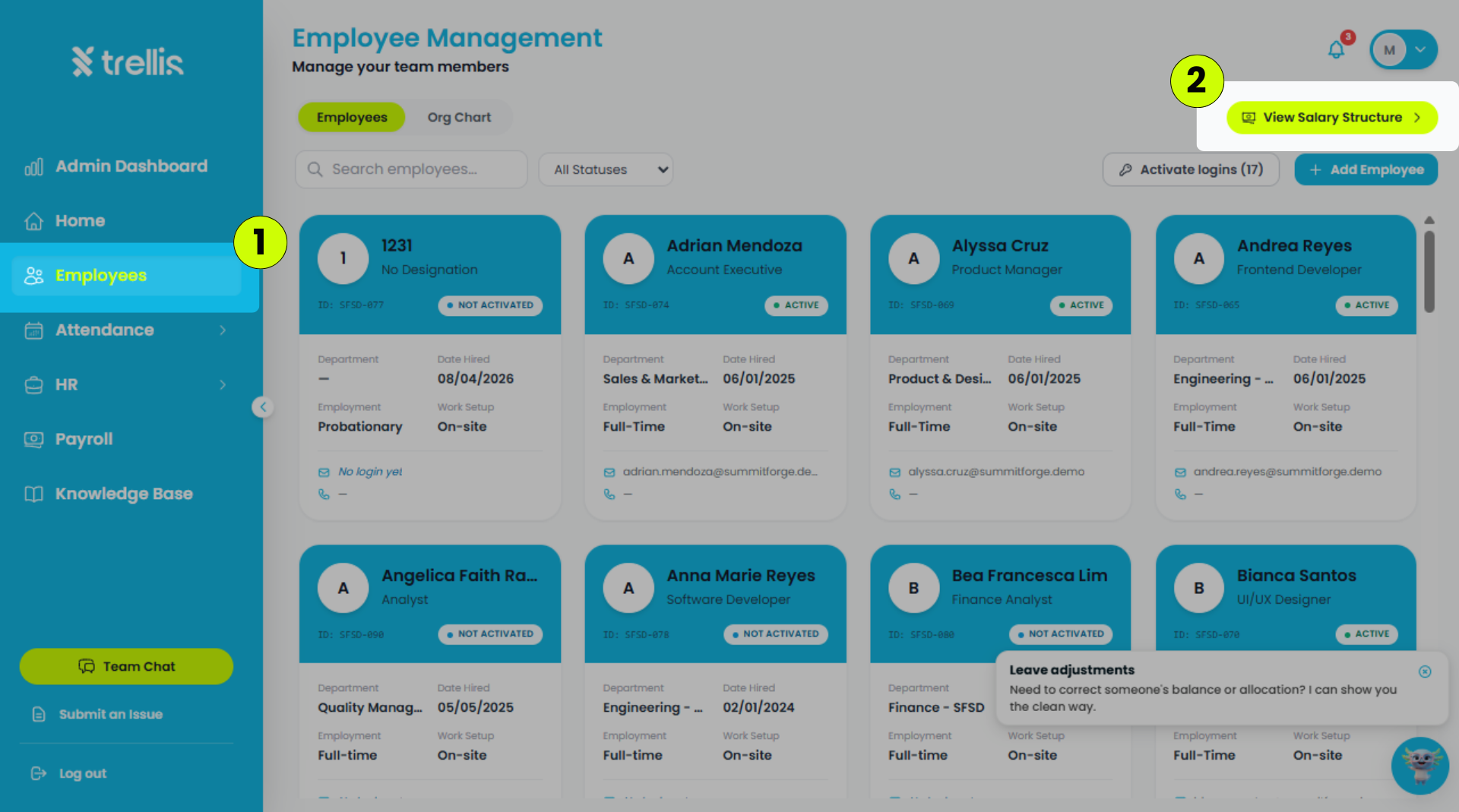 How to add an employee to a payroll