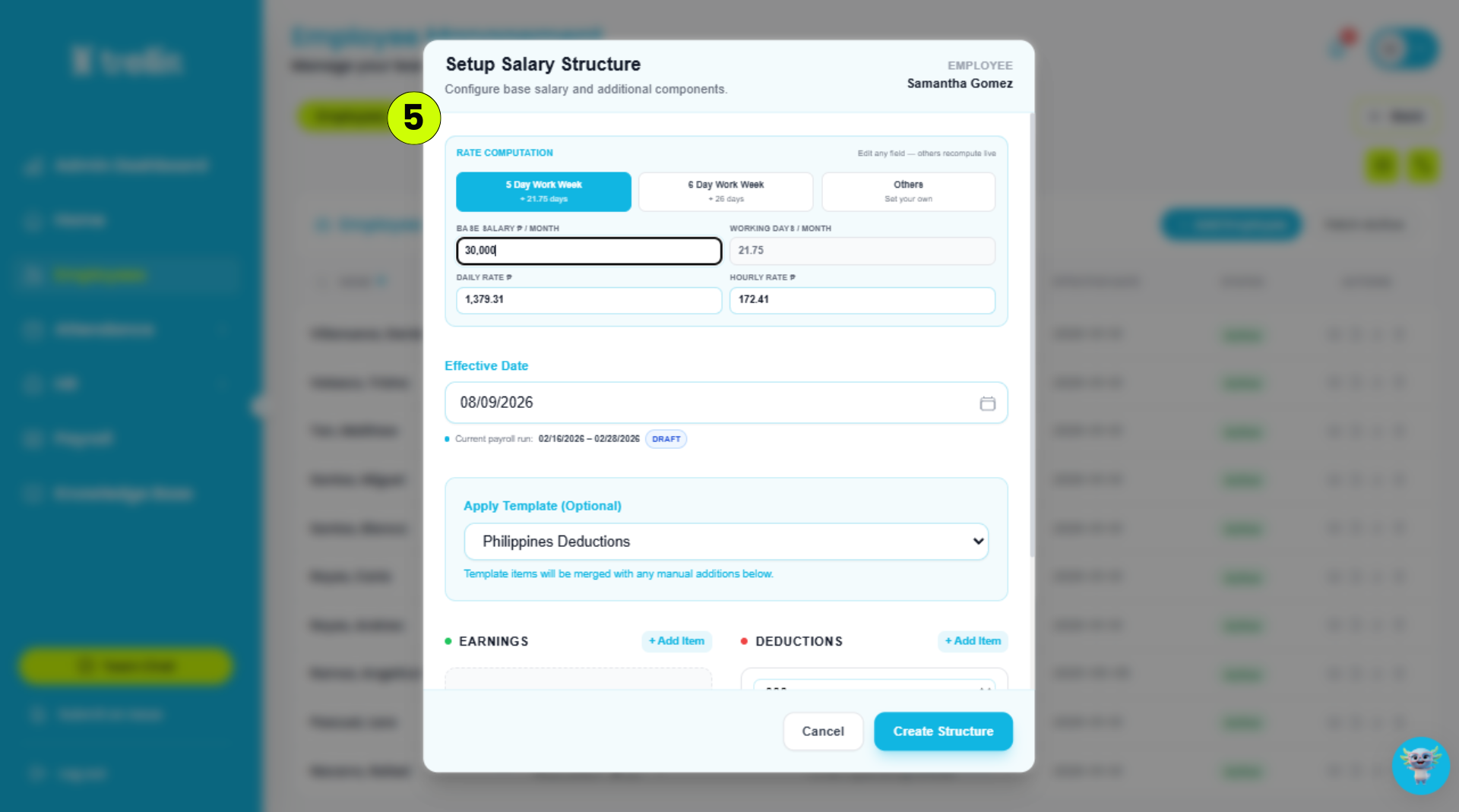 How to add an employee to a payroll