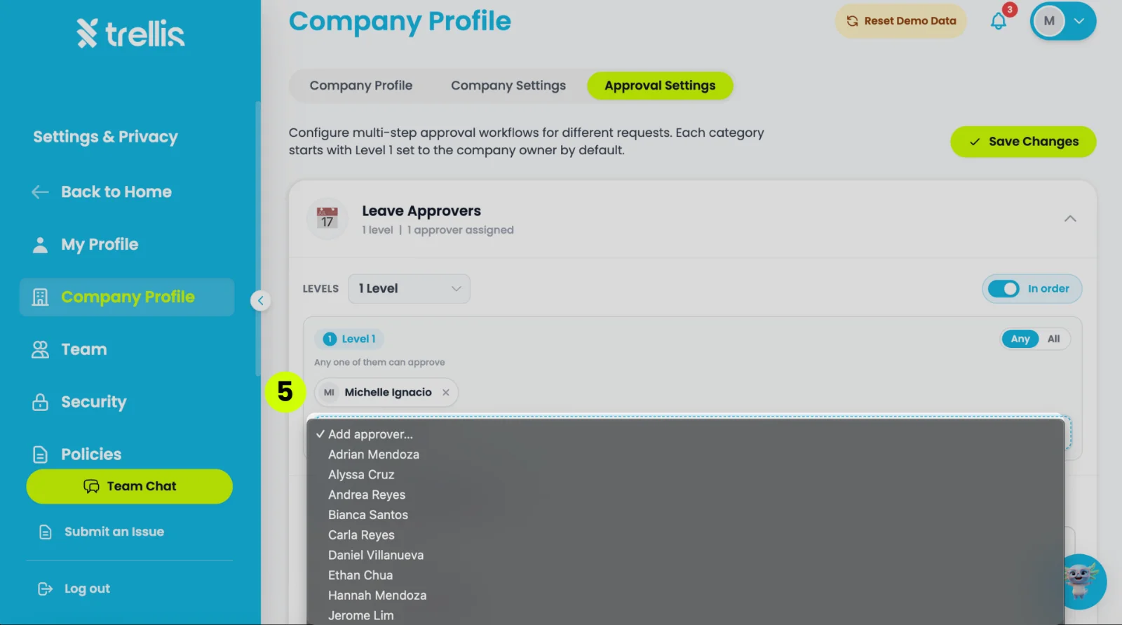 Where Can I Assign Approvers For My Company?