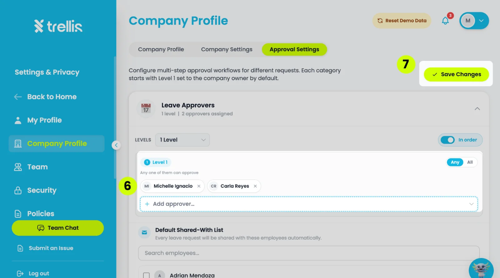 Where Can I Assign Approvers For My Company?