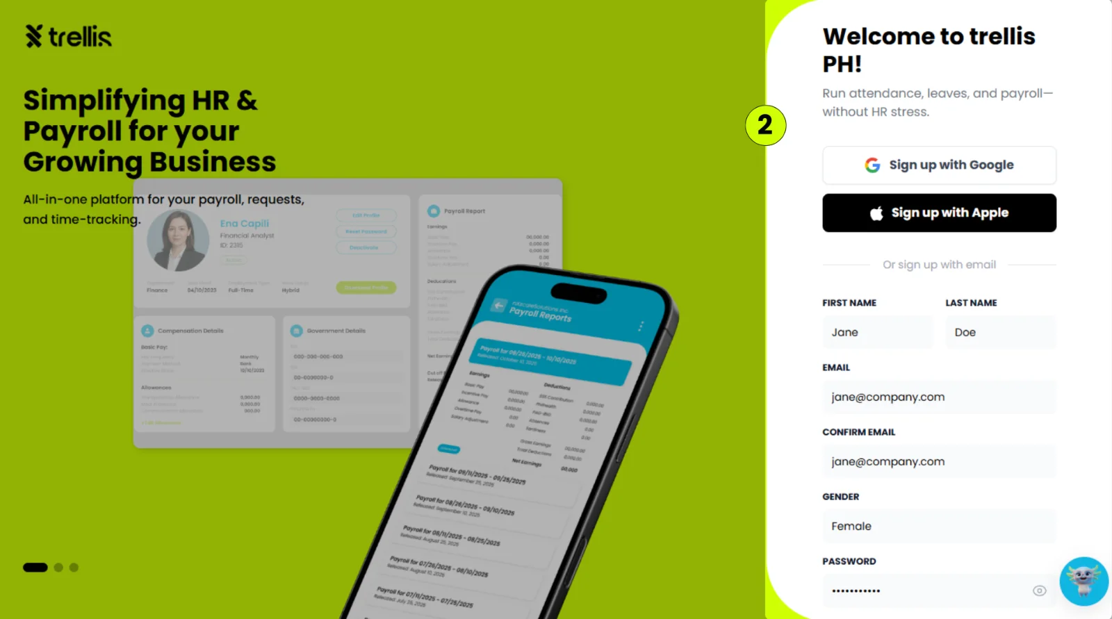 How to Register on Desktop