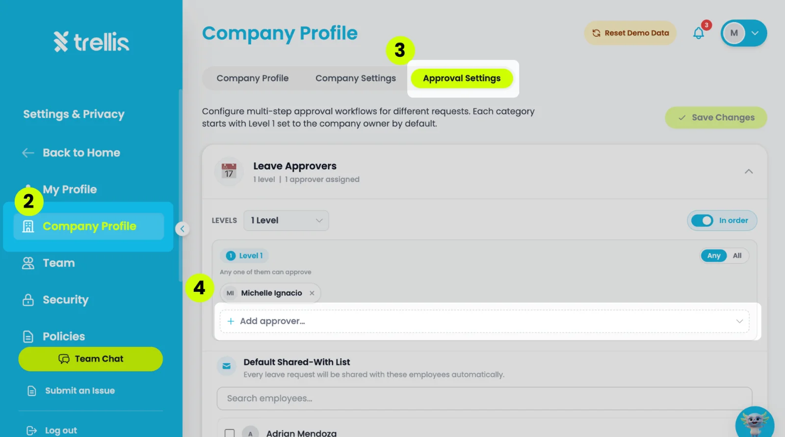Where Can I Assign Approvers For My Company?