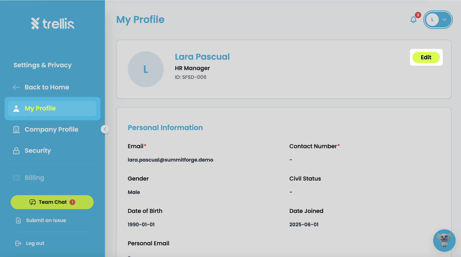 How Can I Update My Own Government Details & Emergency Contact?