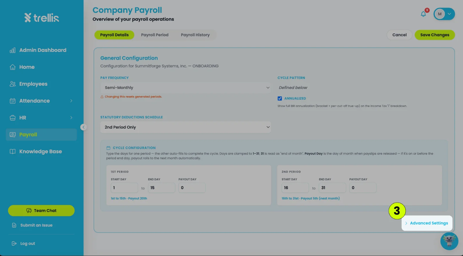 Configure Payroll